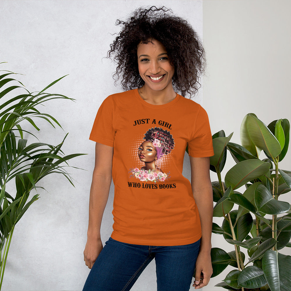 Just a Girl who Loves Books T-Shirt