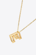 Load image into Gallery viewer, A to J Letter Pendant Nekclace
