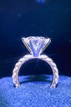 Load image into Gallery viewer, Forever Love Side Stone Moissanite Ring
