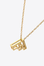 Load image into Gallery viewer, A to J Letter Pendant Nekclace
