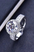 Load image into Gallery viewer, Four-Prong Moissanite Round Ring
