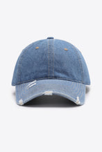 Load image into Gallery viewer, Distressed Adjustable Baseball Cap
