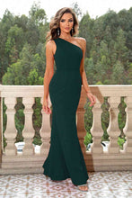 Load image into Gallery viewer, One-Shoulder Sleeveless Maxi Dress
