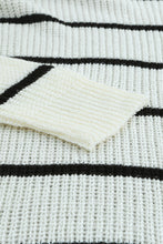 Load image into Gallery viewer, Striped Open Front Rib-Knit Duster Cardigan
