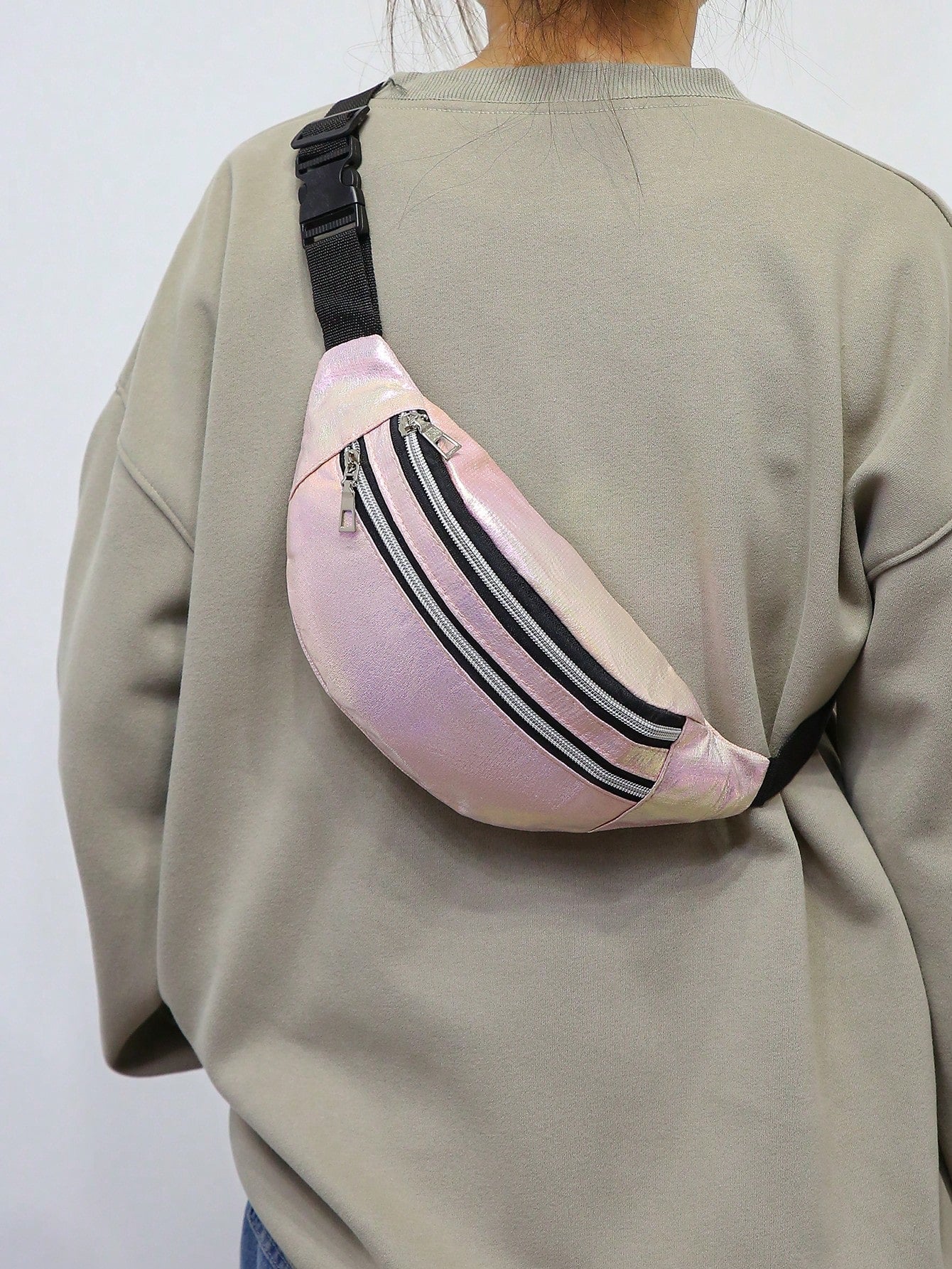 Gradient Polyester Sling Bag