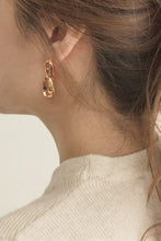 Load image into Gallery viewer, 18K Gold-Plated Copper Double-Hoop Earrings
