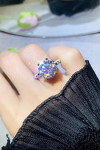 Load image into Gallery viewer, Forever Love Side Stone Moissanite Ring
