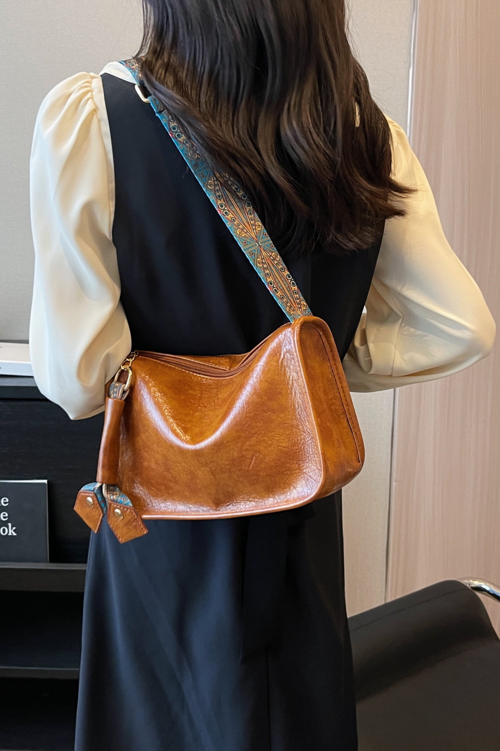 PU Leather Shoulder Bag