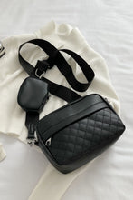 Load image into Gallery viewer, PU Leather Shoulder Bag with Small Purse

