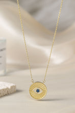 Load image into Gallery viewer, Rhinestone Evil Eye Pendant Necklace
