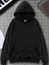Load image into Gallery viewer, Graphic Back Drawstring Hoodie with Pocket
