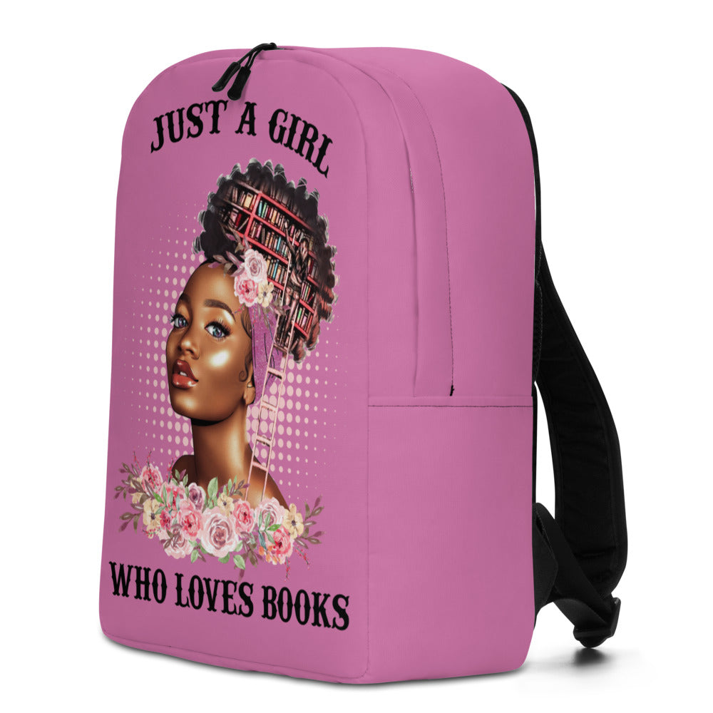 Just a Girl who Loves Books Backpack