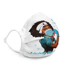 Load image into Gallery viewer, Black Nurse face mask
