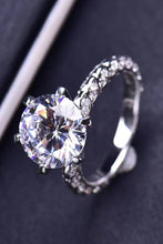 Load image into Gallery viewer, Forever Love Side Stone Moissanite Ring
