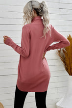 Load image into Gallery viewer, Long Sleeve Ribbed Hem Open Front Longline Cardigan
