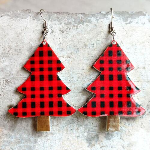 Christmas Themed Acrylic Dangle Earrings