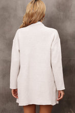 Load image into Gallery viewer, Waterfall Collar Longline Cardigan with Side Pockets
