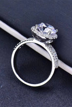 Load image into Gallery viewer, Four-Prong Moissanite Round Ring
