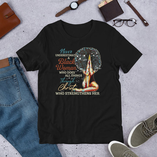 Never Underestimate A Black Woman T-Shirt