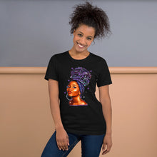 Load image into Gallery viewer, Purple Hoops &amp; High Puffs T-Shirt
