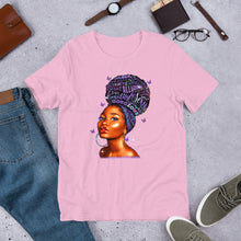 Load image into Gallery viewer, Purple Hoops &amp; High Puffs T-Shirt
