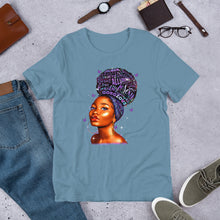 Load image into Gallery viewer, Purple Hoops &amp; High Puffs T-Shirt
