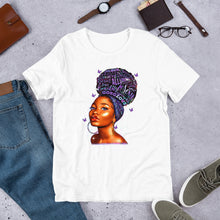 Load image into Gallery viewer, Purple Hoops &amp; High Puffs T-Shirt
